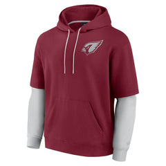 Arizona Cardinals Unisex Sleek Elements Pullover Hoodie - Cardinal - Fanatics