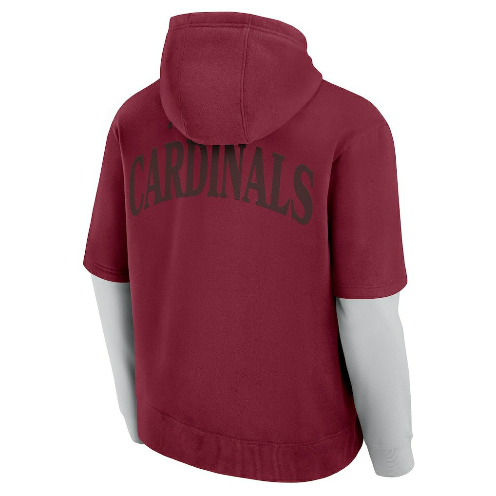 Arizona Cardinals Unisex Sleek Elements Pullover Hoodie - Cardinal - Fanatics