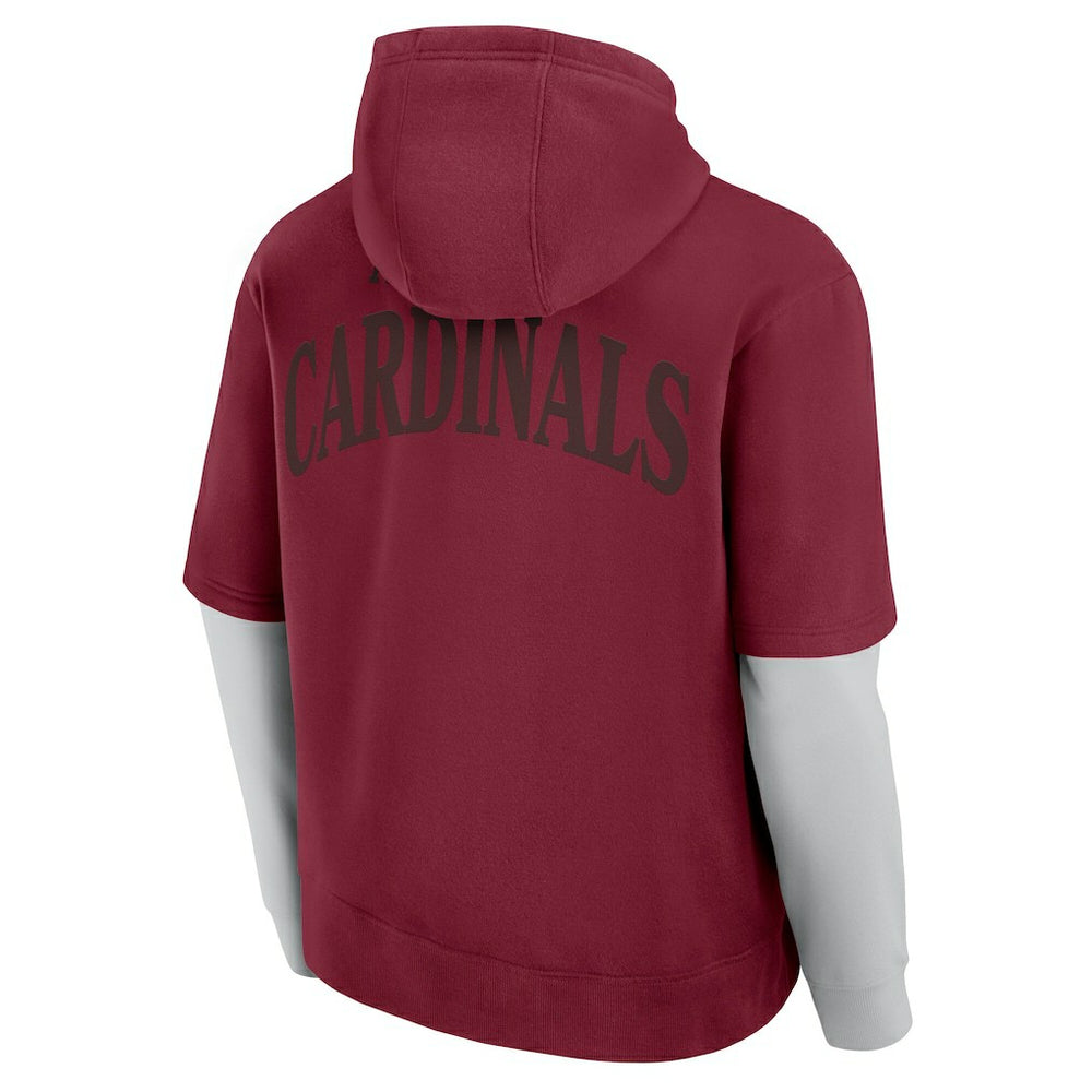 Arizona Cardinals Unisex Sleek Elements Pullover Hoodie - Cardinal - Fanatics