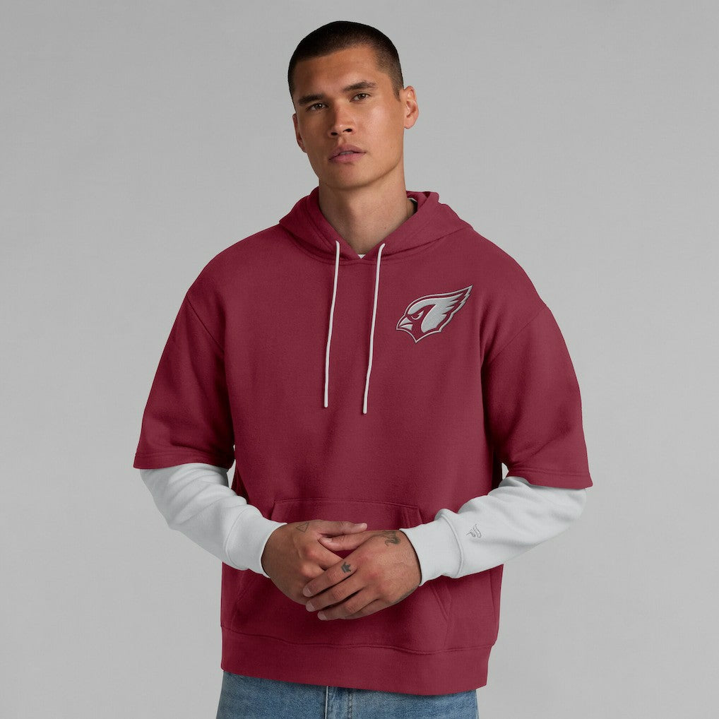 Arizona Cardinals Unisex Sleek Elements Pullover Hoodie - Cardinal - Fanatics