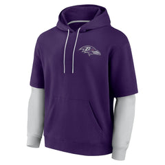 Baltimore Ravens Unisex Sleek Elements Pullover Hoodie - Purple - Fanatics