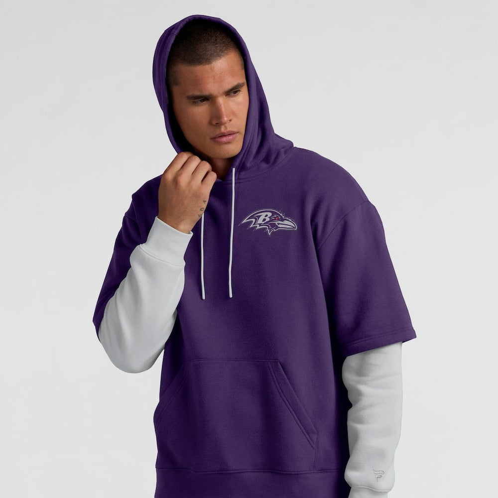 Baltimore Ravens Unisex Sleek Elements Pullover Hoodie - Purple - Fanatics