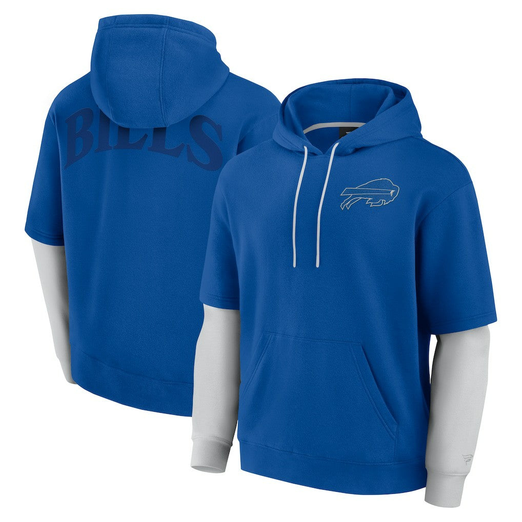Buffalo Bills Unisex Sleek Elements Pullover Hoodie - Royal - Fanatics