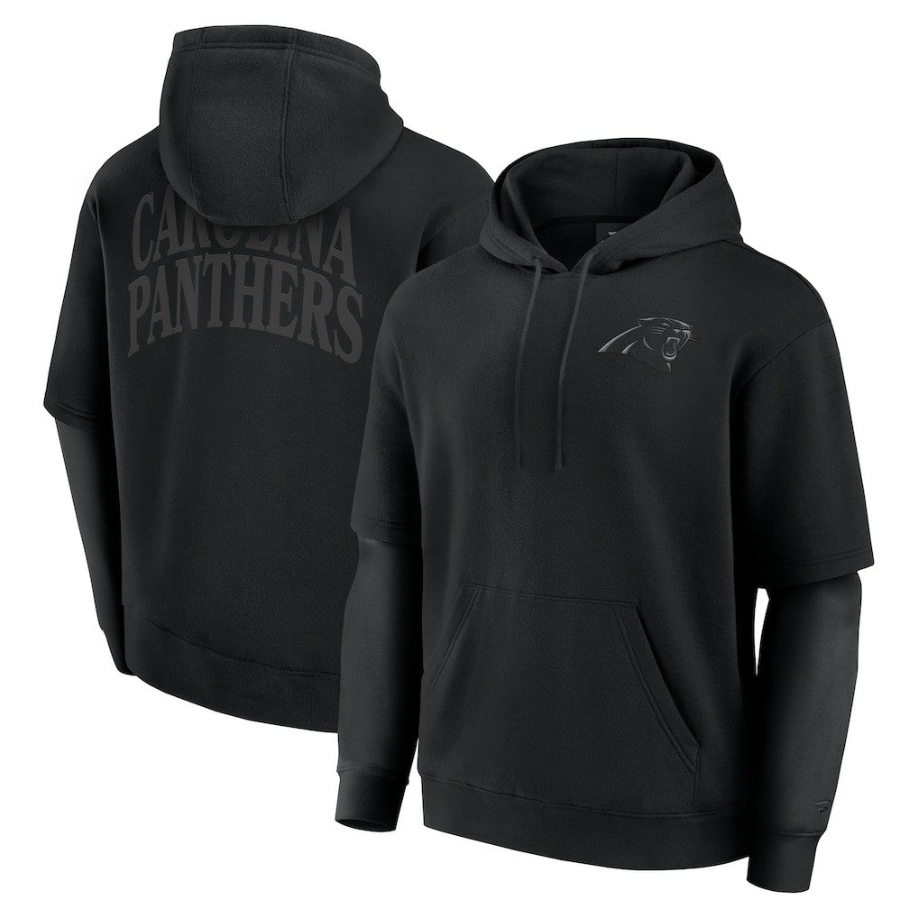 Carolina Panthers Unisex Sleek Elements Pullover Hoodie - Black - Fanatics