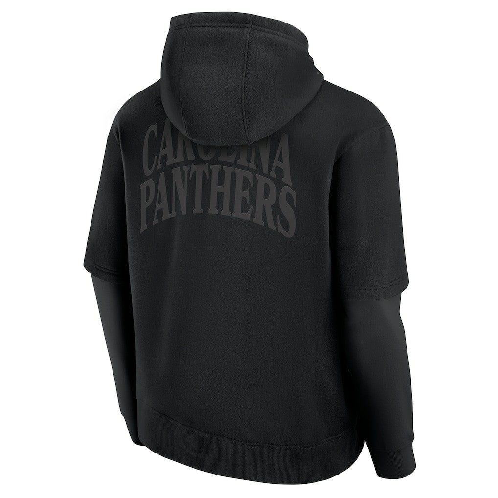 Carolina Panthers Unisex Sleek Elements Pullover Hoodie - Black - Fanatics
