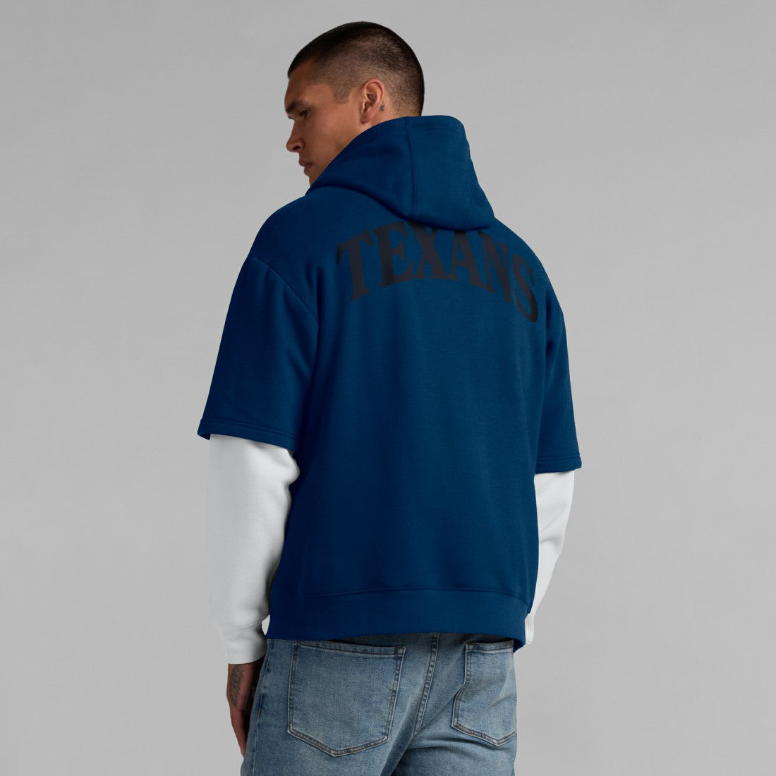 Houston Texans Unisex Sleek Elements Pullover Hoodie - Navy - Fanatics