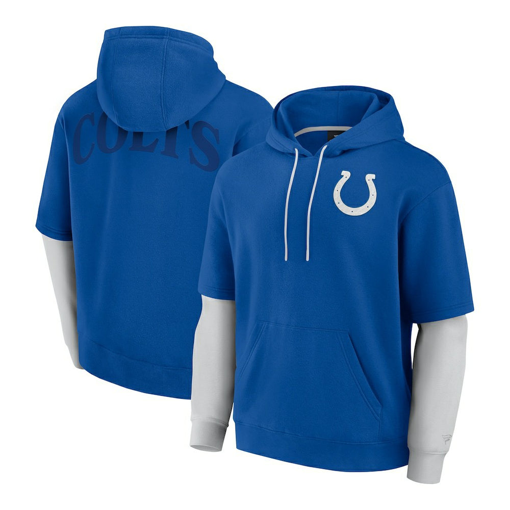 Indianapolis Colts Unisex Sleek Elements Pullover Hoodie - Royal - Fanatics