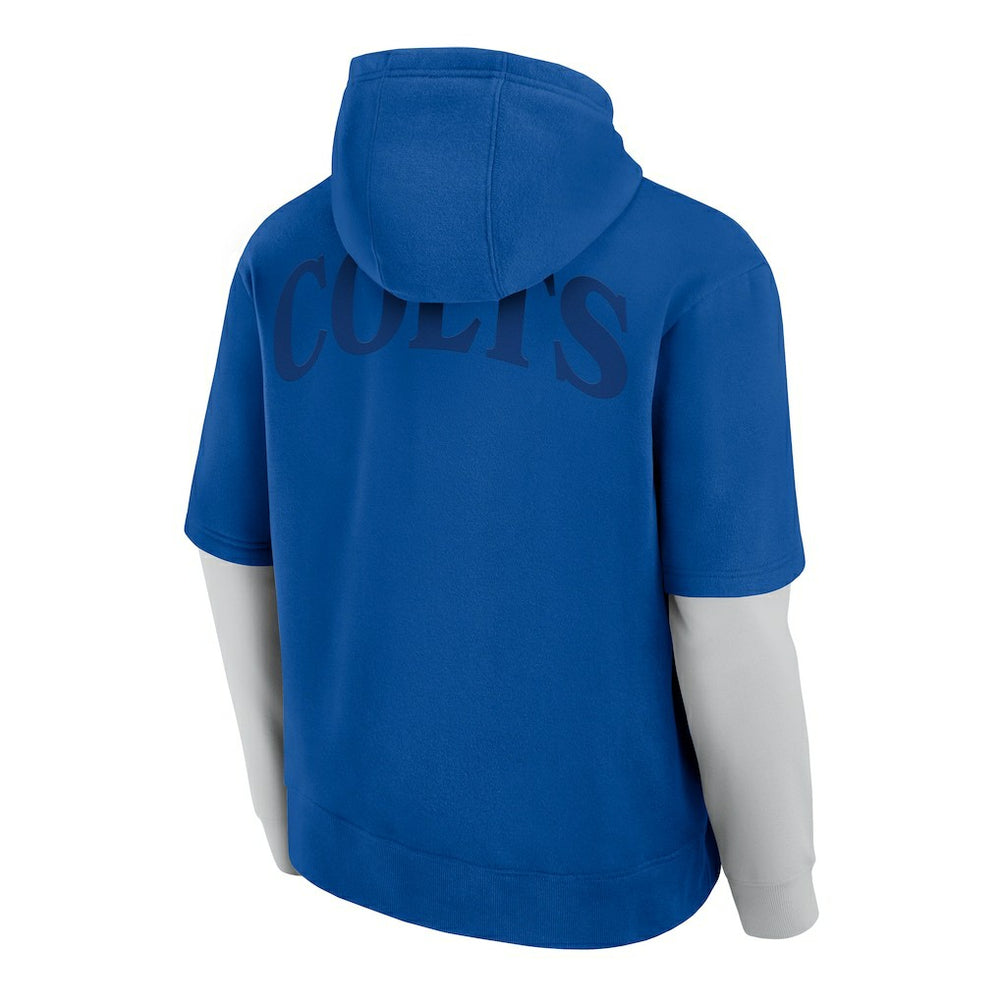 Indianapolis Colts Unisex Sleek Elements Pullover Hoodie - Royal - Fanatics