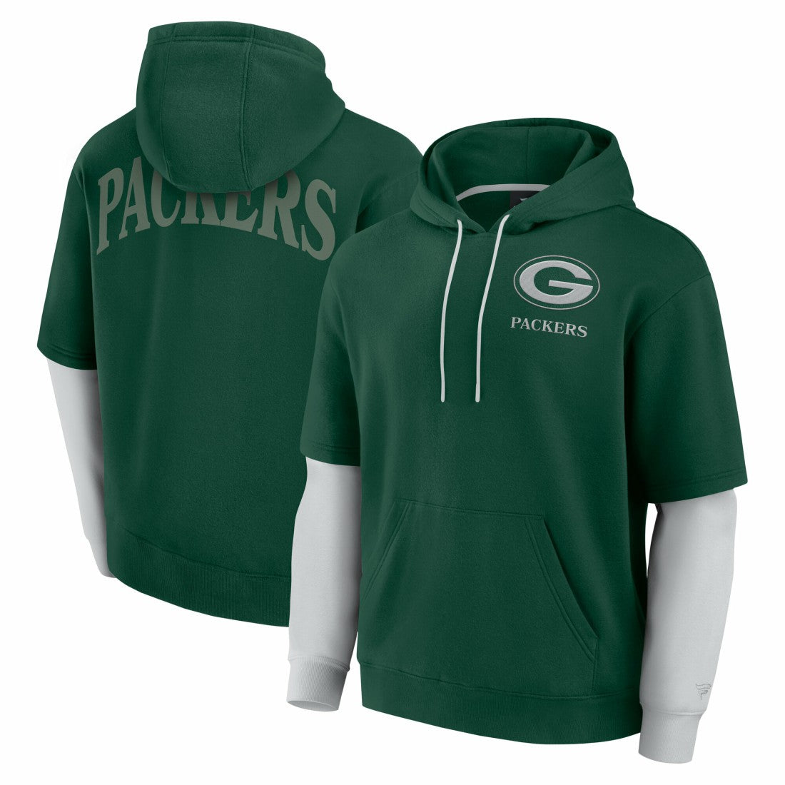 Green Bay Packers Unisex Sleek Elements Pullover Hoodie - Green - Fanatics