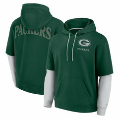 Green Bay Packers Unisex Sleek Elements Pullover Hoodie - Green - Fanatics