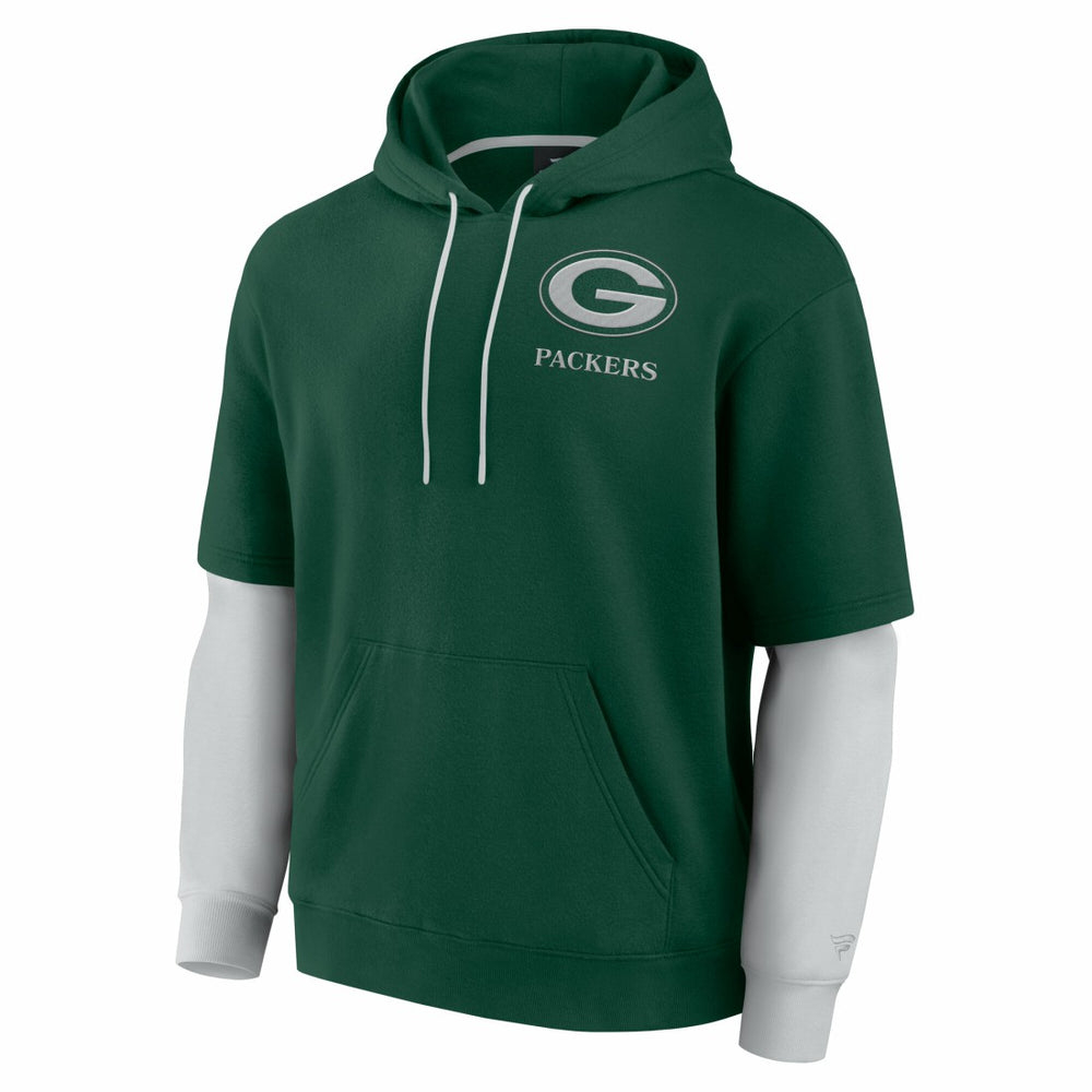 Green Bay Packers Unisex Sleek Elements Pullover Hoodie - Green - Fanatics