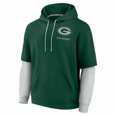 Green Bay Packers Unisex Sleek Elements Pullover Hoodie - Green - Fanatics