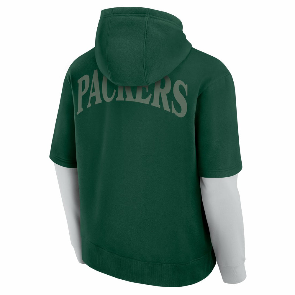Green Bay Packers Unisex Sleek Elements Pullover Hoodie - Green - Fanatics