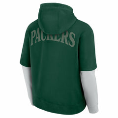 Green Bay Packers Unisex Sleek Elements Pullover Hoodie - Green - Fanatics