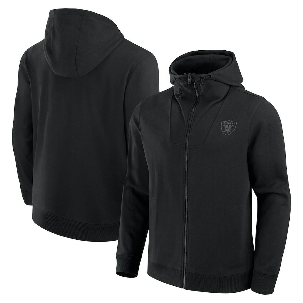 Las Vegas Raiders Unisex Front Office Full-Zip Hoodie - Black - Fanatics