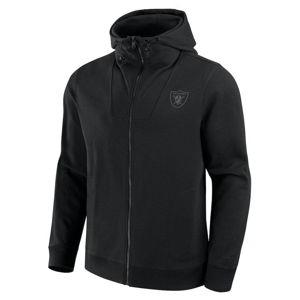 Las Vegas Raiders Unisex Front Office Full-Zip Hoodie - Black - Fanatics