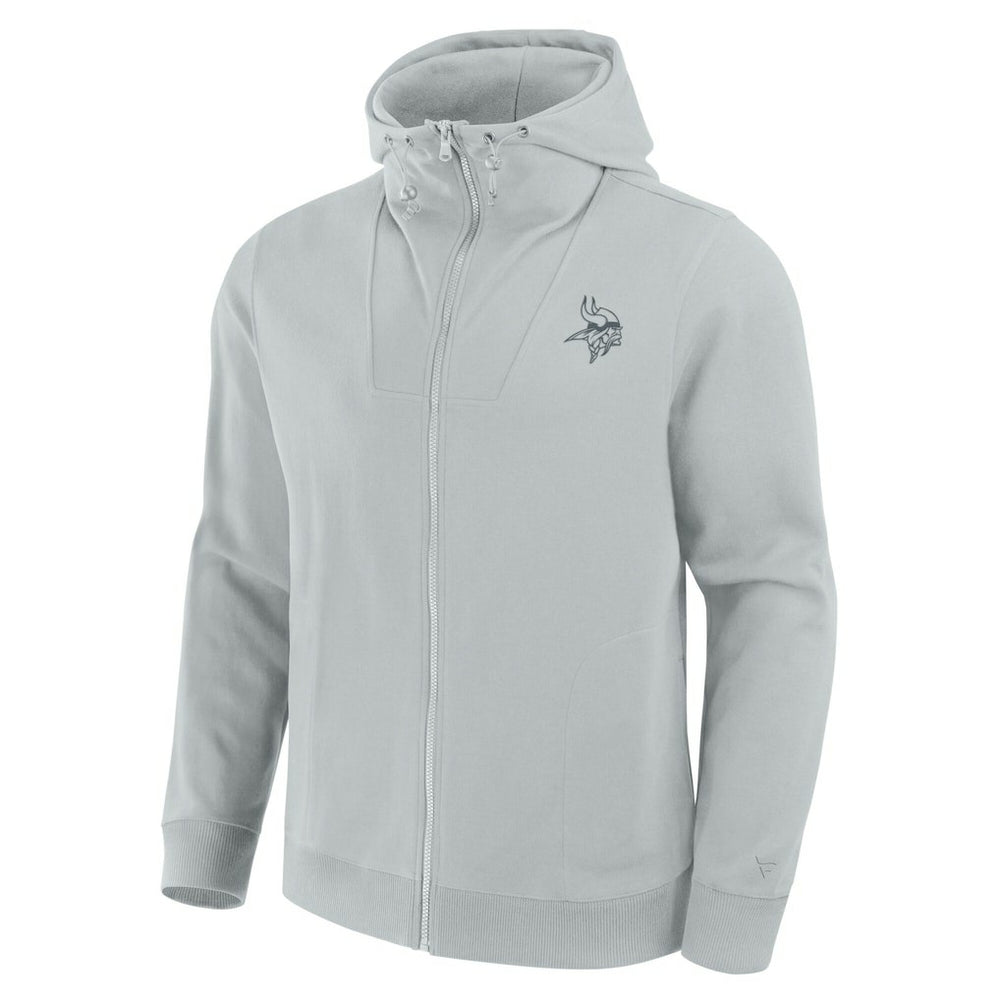 Minnesota Vikings Unisex Front Office Full-Zip Hoodie - Gray - Fanatics