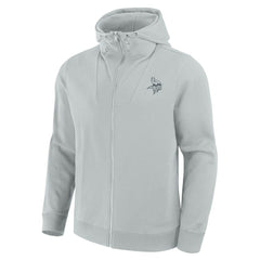 Minnesota Vikings Unisex Front Office Full-Zip Hoodie - Gray - Fanatics