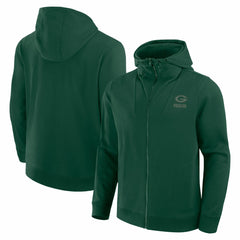 Green Bay Packers Unisex Front Office Full-Zip Hoodie - Green - Fanatics