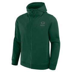 Green Bay Packers Unisex Front Office Full-Zip Hoodie - Green - Fanatics