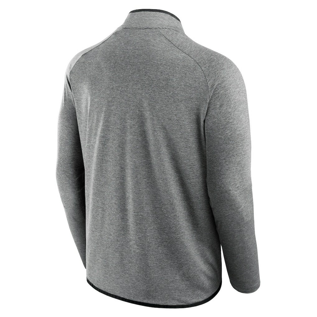 Miami Dolphins Unisex Front Office Performance Primary Quarter-Zip Jacket - Charcoal - Fanatics