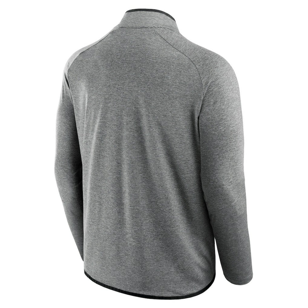 Jacksonville Jaguars Unisex Front Office Performance Primary Quarter-Zip Jacket - Charcoal - Fanatics