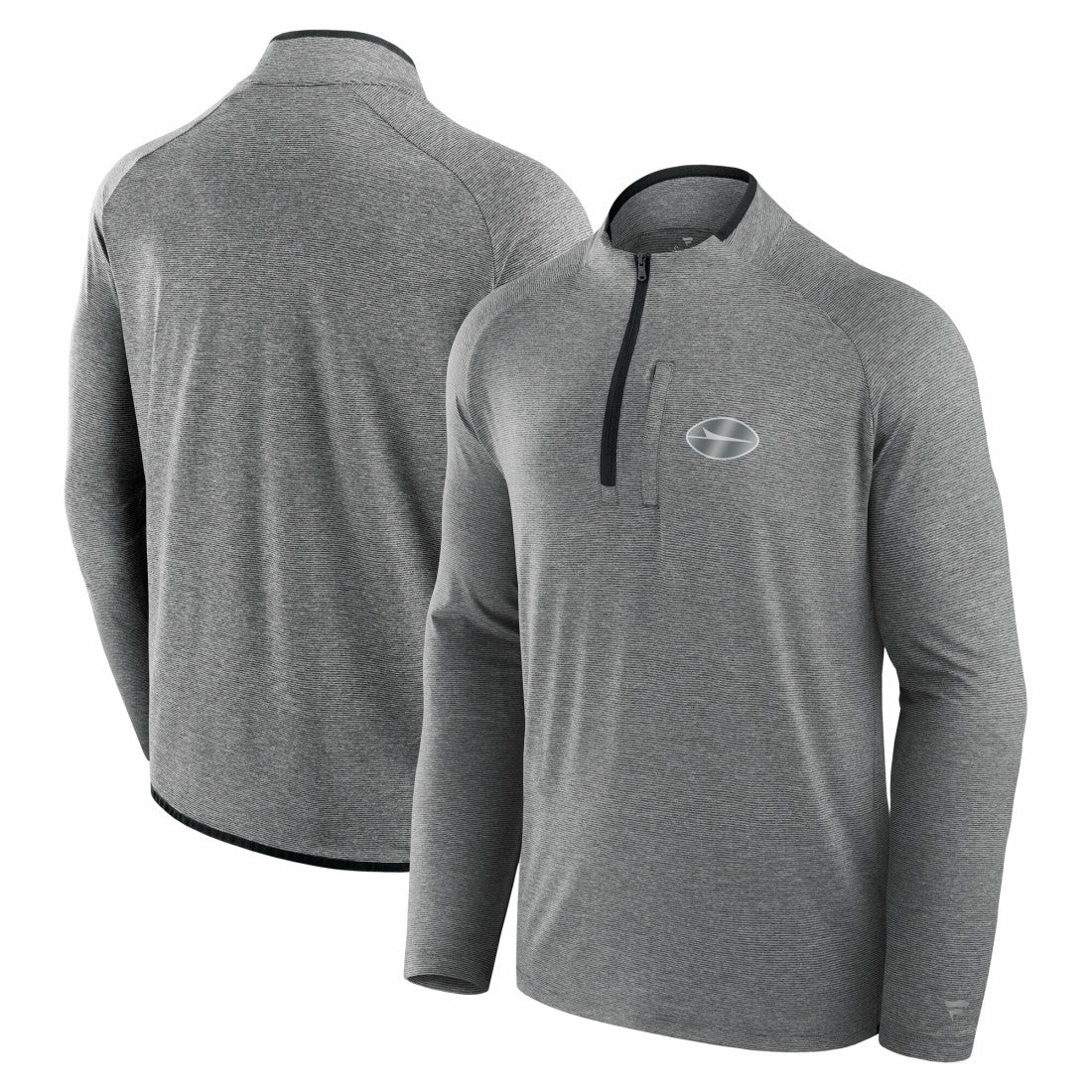 New York Jets Unisex Front Office Performance Primary Quarter-Zip Jacket - Charcoal - Fanatics