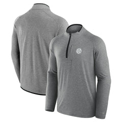 Pittsburgh Steelers Unisex Front Office Performance Primary Quarter-Zip Jacket - Charcoal - Fanatics