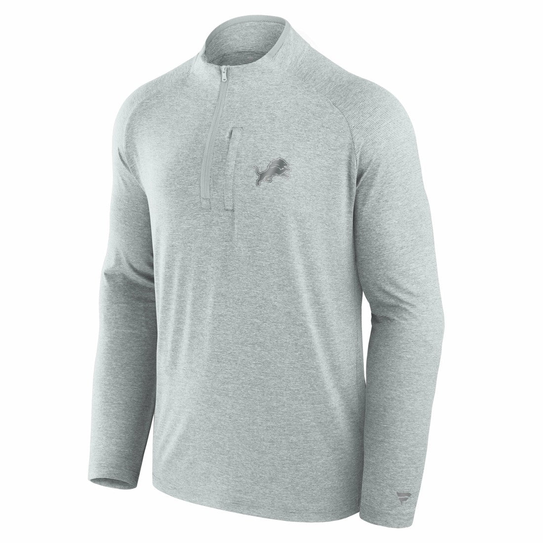 Detroit Lions Unisex Front Office Performance Primary Quarter-Zip Jacket - Gray - Fanatics