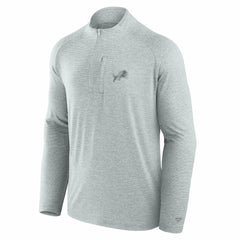 Detroit Lions Unisex Front Office Performance Primary Quarter-Zip Jacket - Gray - Fanatics