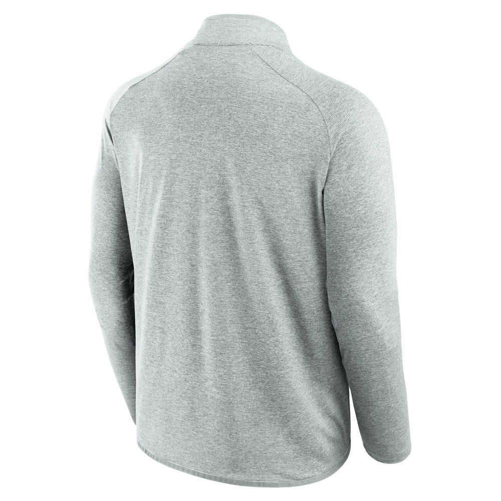 Detroit Lions Unisex Front Office Performance Primary Quarter-Zip Jacket - Gray - Fanatics