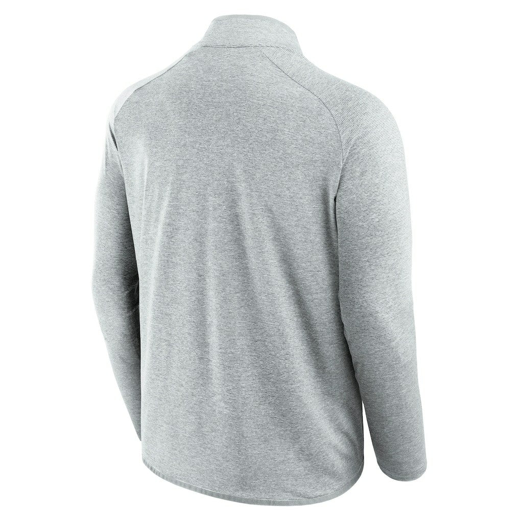 Cleveland Browns Unisex Front Office Performance Primary Quarter-Zip Jacket - Gray - Fanatics