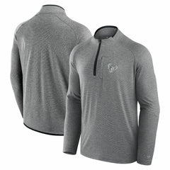 Houston Texans Unisex Front Office Performance Primary Quarter-Zip Jacket - Charcoal - Fanatics