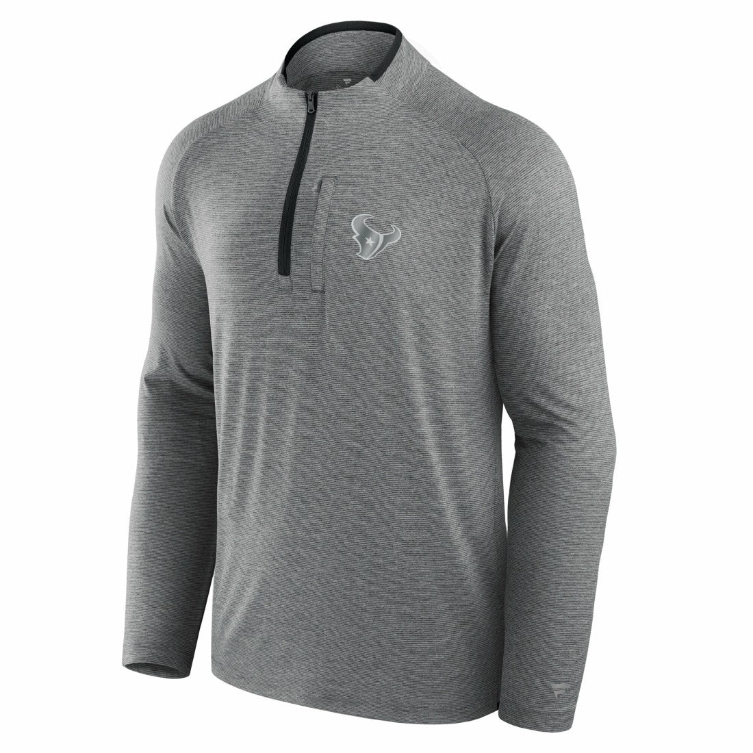 Houston Texans Unisex Front Office Performance Primary Quarter-Zip Jacket - Charcoal - Fanatics