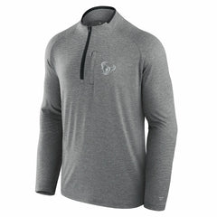 Houston Texans Unisex Front Office Performance Primary Quarter-Zip Jacket - Charcoal - Fanatics