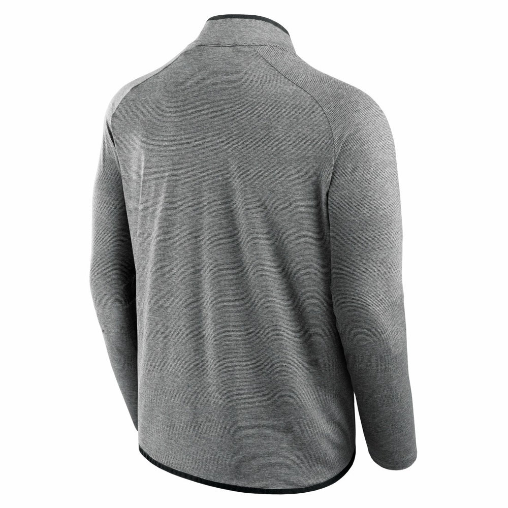 Houston Texans Unisex Front Office Performance Primary Quarter-Zip Jacket - Charcoal - Fanatics