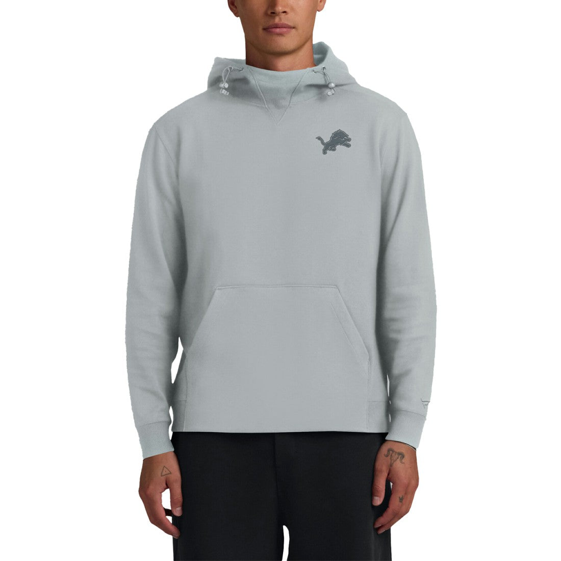Detroit Lions Unisex Front Office Tonal Tri-Blend Pullover Hoodie - Gray - Fanatics