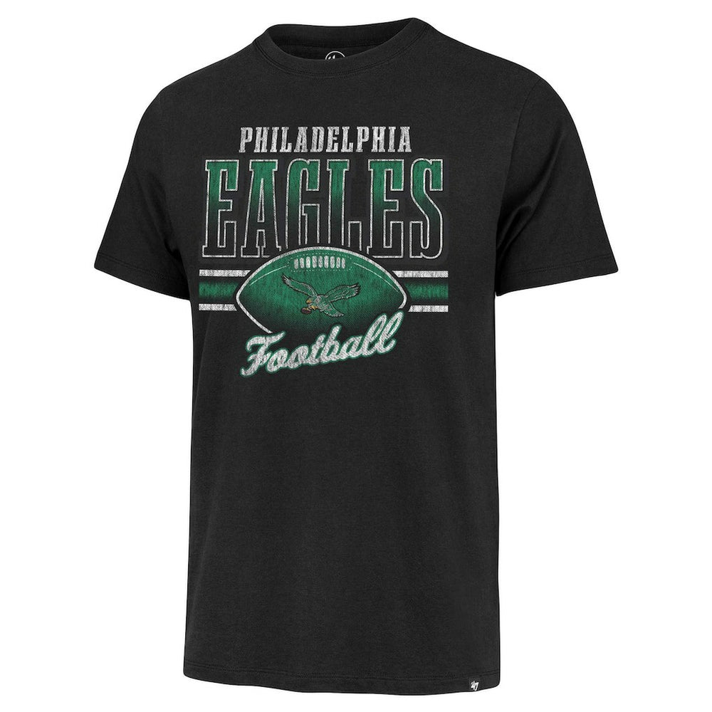 Philadelphia Eagles '47 Gridiron Classics Last Call Franklin T-Shirt - Black - 47 brand