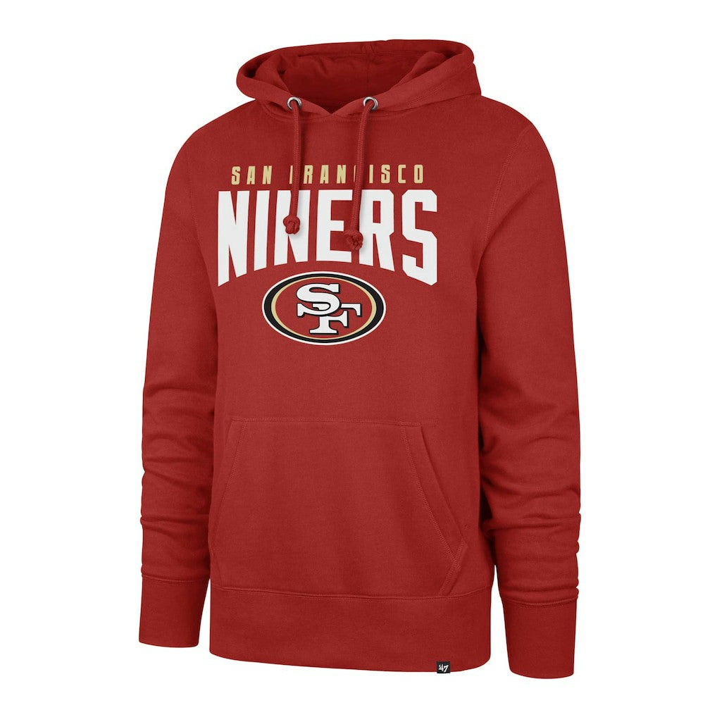 San Francisco 49ers '47 Headline Pullover Hoodie - Scarlet - 47 brand