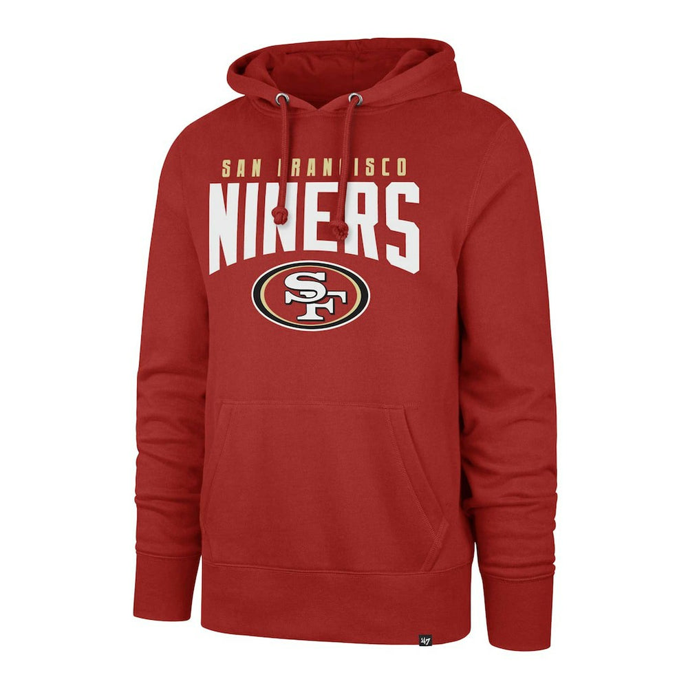 San Francisco 49ers '47 Headline Pullover Hoodie - Scarlet - 47 brand