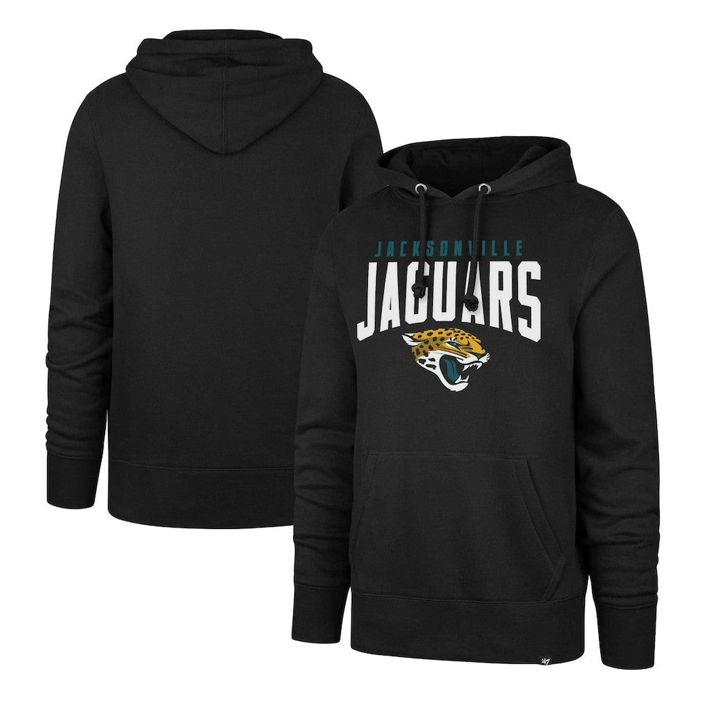 Jacksonville Jaguars '47 Headline Pullover Hoodie - Black - 47 brand