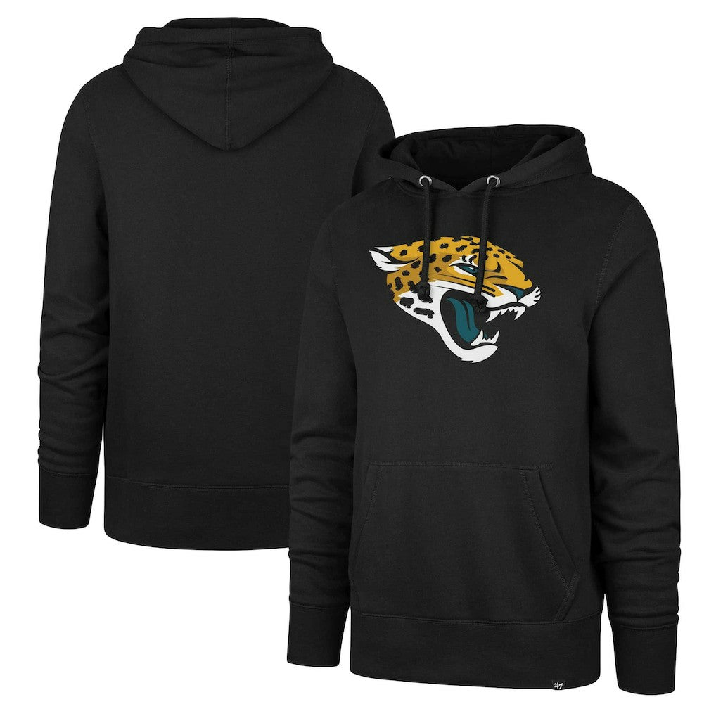Jacksonville Jaguars '47 Imprint Headline Pullover Hoodie - Black - 47 brand