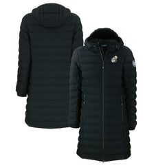 New Orleans Saints Cutter & Buck Women's Throwback Logo Mission Ridge Repreve Eco Insulated Full-Zip Puffer Jacket - Black - NFL