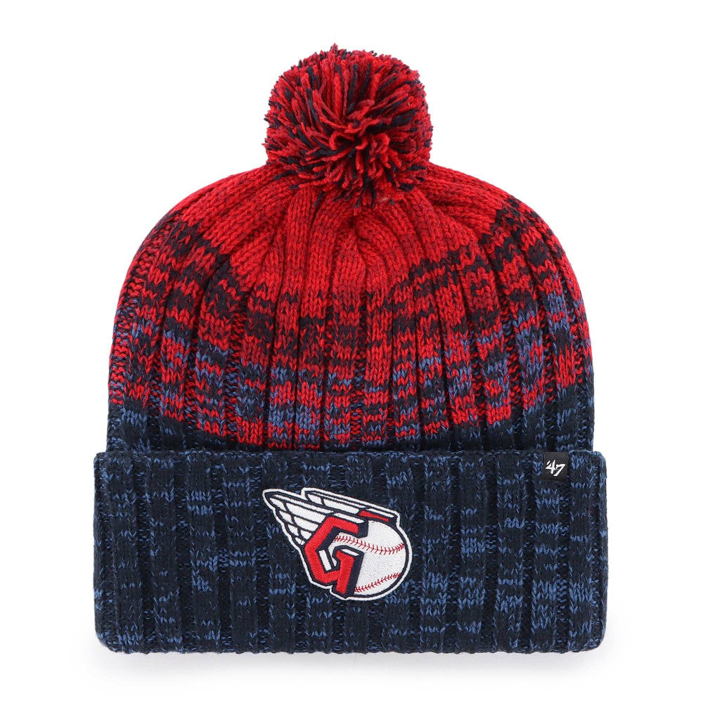 Cleveland Guardians '47 Cascade Cuffed Knit Hat with Pom Outlet