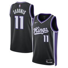 Nike Domantas Sabonis Sacramento Kings Unisex Swingman Player Jersey Icon Edition Black