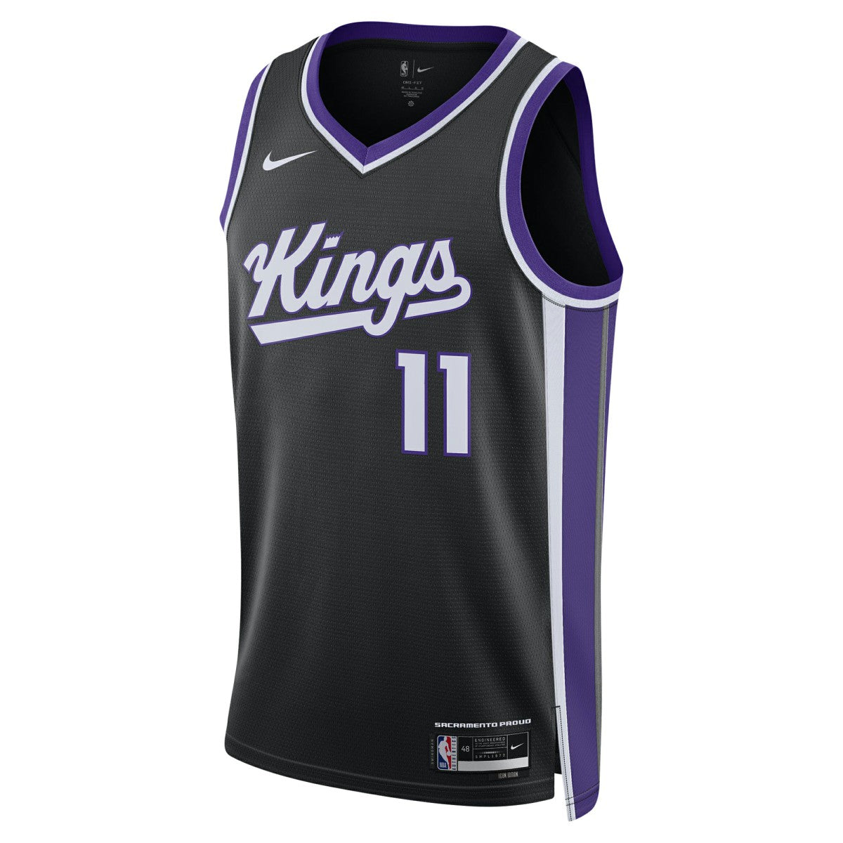 Nike Domantas Sabonis Sacramento Kings Unisex Swingman Player Jersey Icon Edition Black