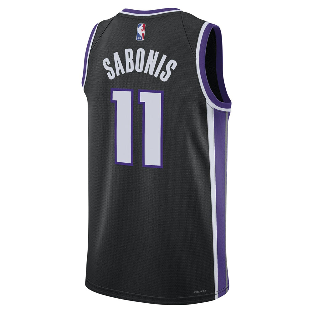 Nike Domantas Sabonis Sacramento Kings Unisex Swingman Player Jersey Icon Edition Black
