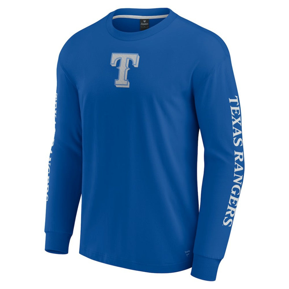 Texas Rangers Fanatics Elements Strive Long Sleeve T-Shirt Outlet