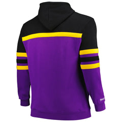 Mitchell & Ness Los Angeles Lakers Big & Tall Hardwood Classics Head Coach Pullover Hoodie Black