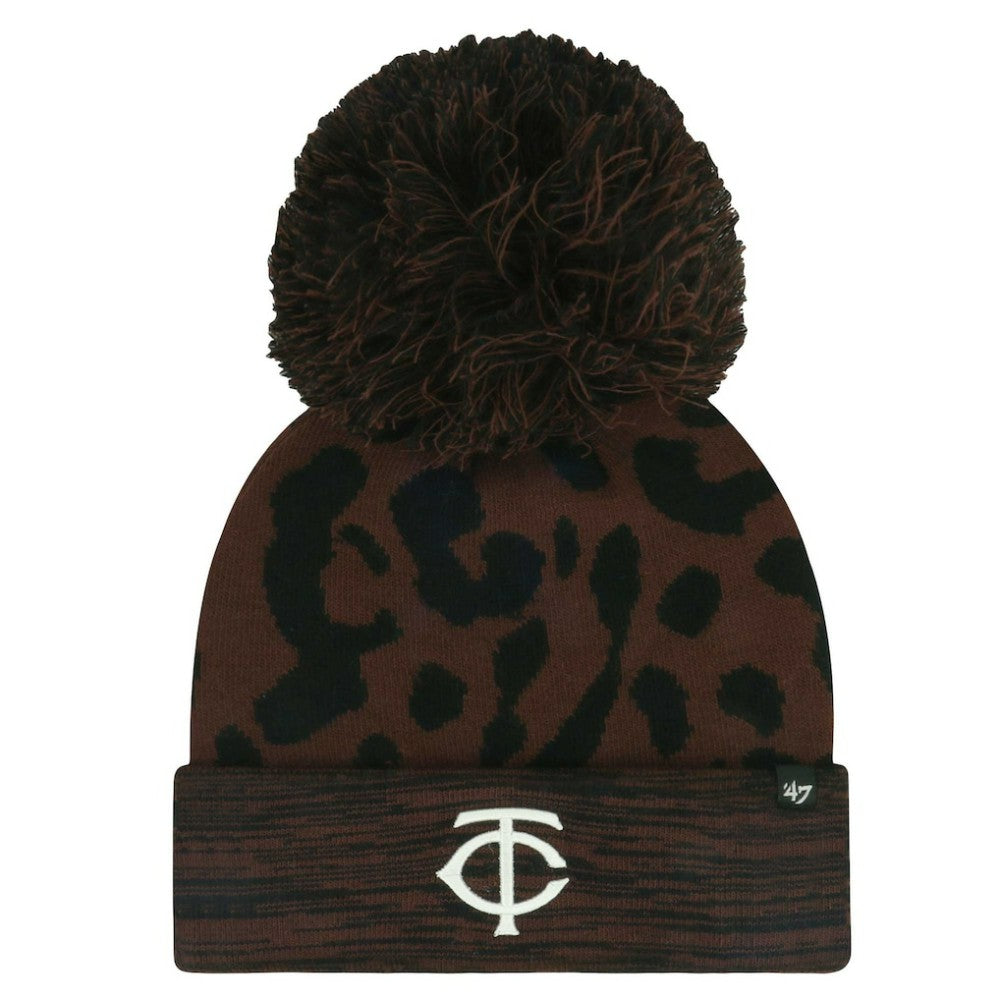 Minnesota Twins '47 Women's Rosette Cuffed Knit Hat with Pom Discount